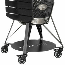 Keij Kamado BBQ Startersæt - Pro Large Black 21 inch - med Trækul, Tændblokke & Kulkurv