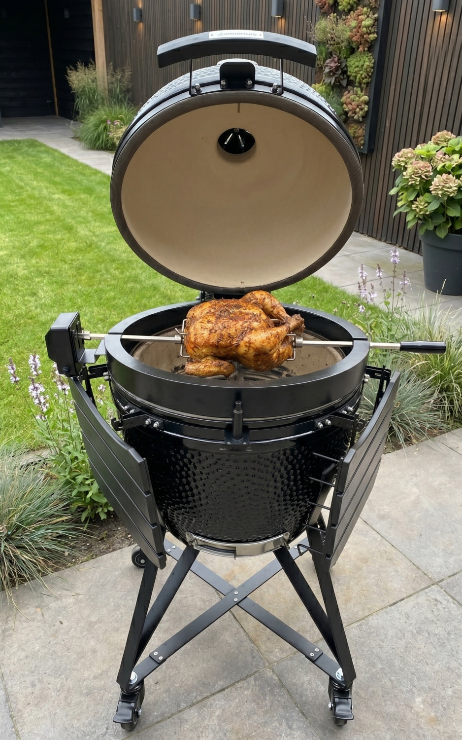 Keij Kamado Rotisserie Large - til 21 tommer Kamado's - Universel