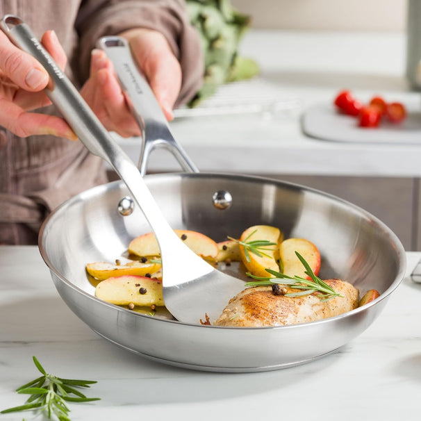 KitchenAid Stegepande Advanced Rustfrit Stål ø 28 cm - uden non-stick belægning