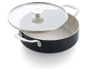 KitchenAid Sauterpande med låg Aluminium Mat Sort ø 28 cm / 4,3 Liter - keramisk non-stick belægning