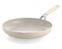 KitchenAid Stegepande Aluminium Almond Cream ø 28 cm - keramisk non-stick belægning
