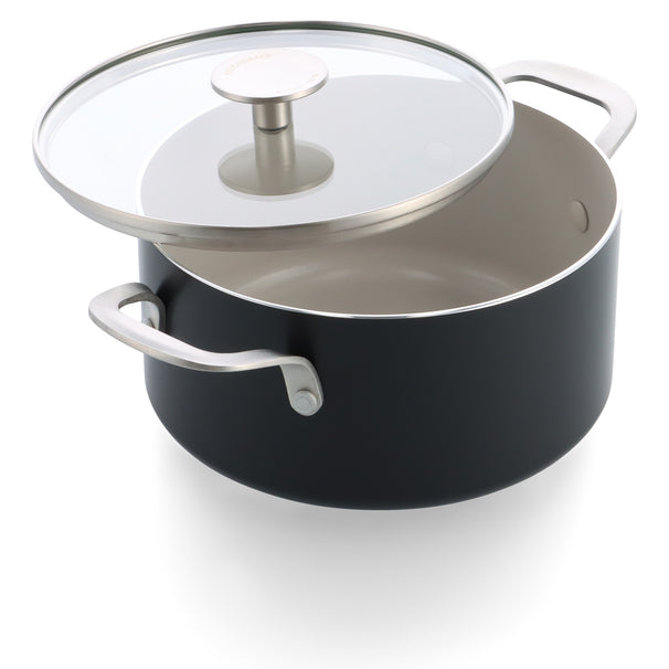 KitchenAid Gryde Aluminium Mat Sort ø 20 cm / 3,1 Liter - keramisk non-stick belægning