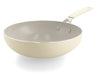 KitchenAid Wokpan Aluminium Almond Cream ø 28 cm / 3.7 Liter