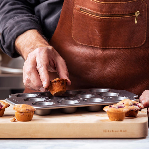 KitchenAid Mini Muffinform Aluminized Steel - 12 muffins - 30 x 20 cm - keramisk non-stick belægning