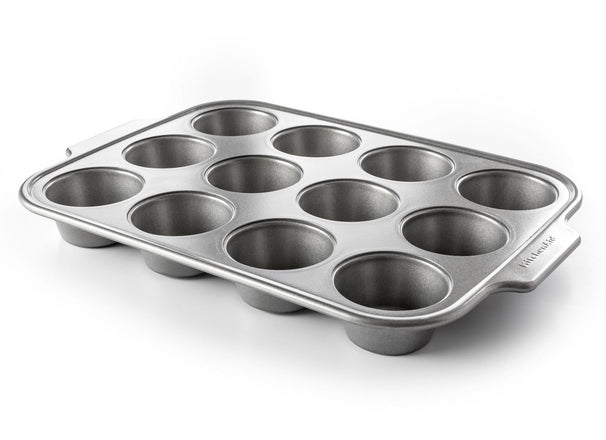 KitchenAid Muffinform Aluminized Steel - 12 muffins - 41 x 28 cm - keramisk non-stick belægning