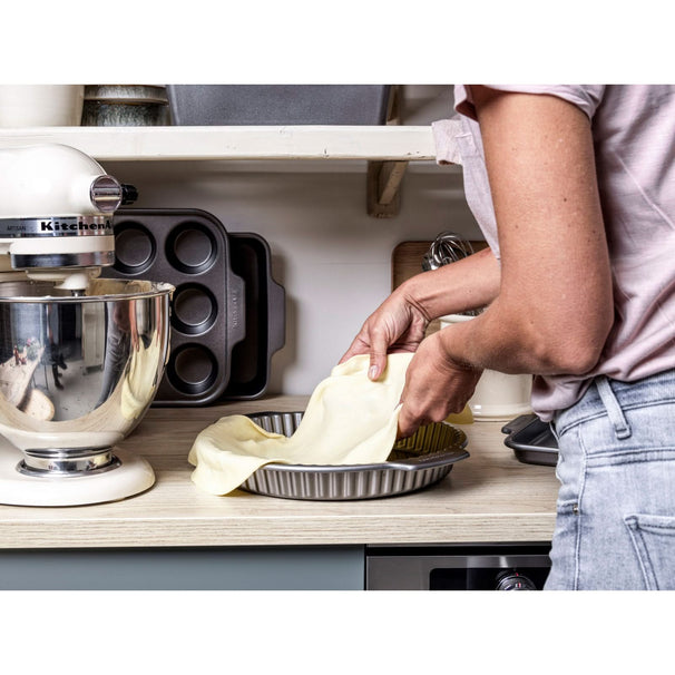 KitchenAid Quicheform / Tærteform Aluminized Steel ø 28 cm - keramisk non-stick belægning