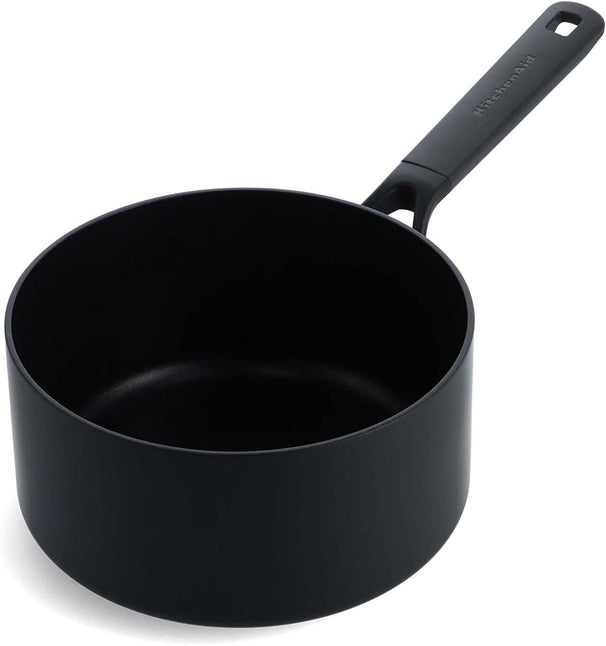 KitchenAid Kasserolle Classic Forged Sort ø 20 cm / 3,1 Liter - keramisk non-stick belægning
