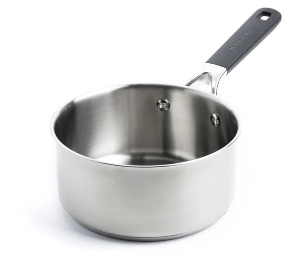 KitchenAid Kasserolle Classic Rustfrit Stål ø 18 cm / 2,1 Liter - uden non-stick belægning