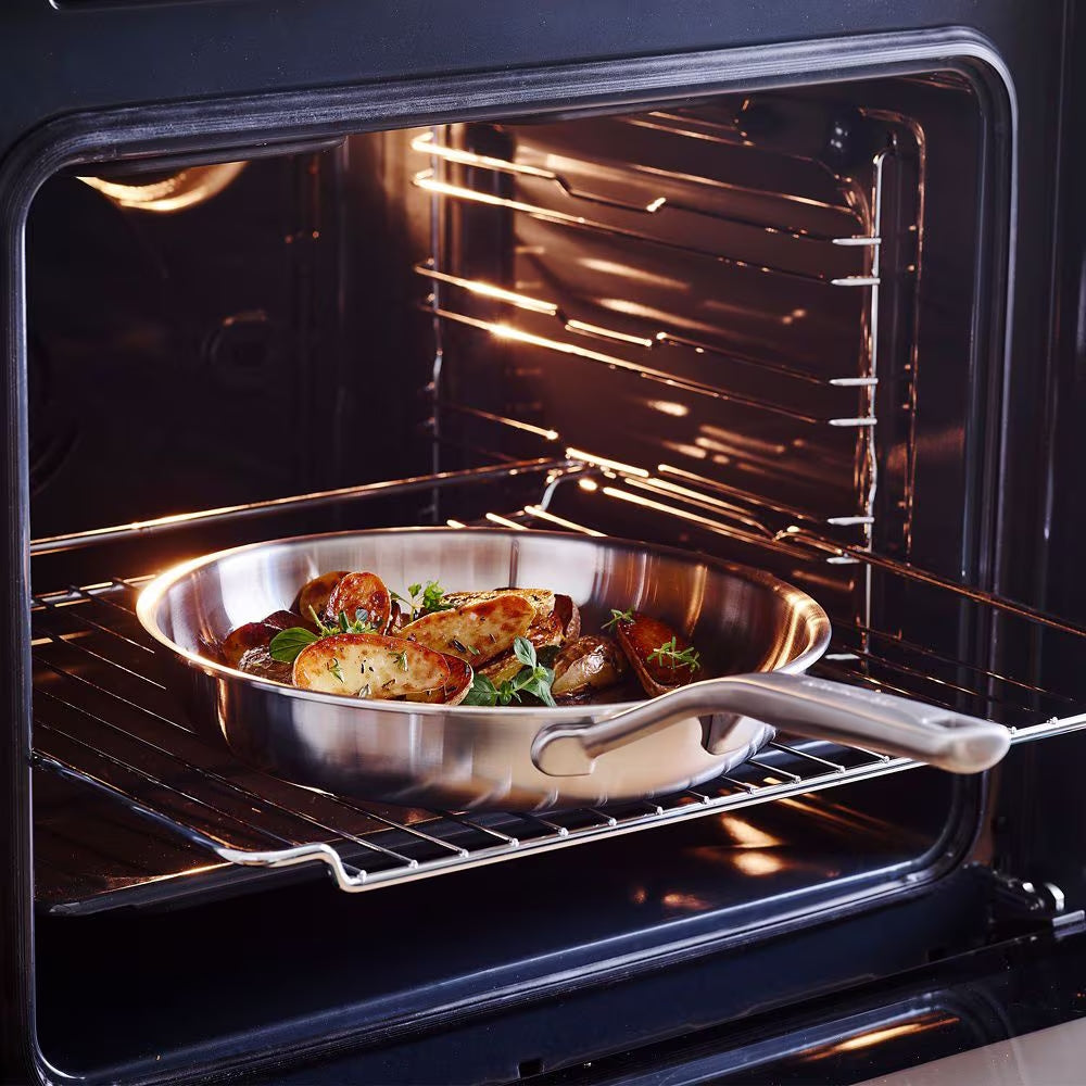 KitchenAid Stegepande sæt - Multi-Ply RVS - ø 24 og 28 cm - uden non-stick belægning