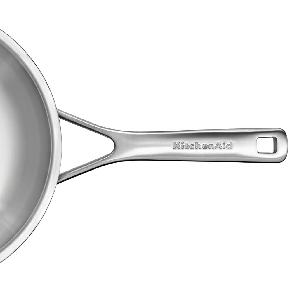 KitchenAid Stegepande sæt - Multi-Ply RVS - ø 24 og 28 cm - uden non-stick belægning