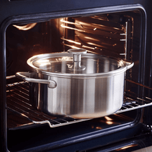 KitchenAid Pannenset Multi-Ply Rustfrit Stål 4-delt - RVS - Kogepande ø 20, 24 cm, Stegepande ø 16 cm & Stegepande ø 24 cm