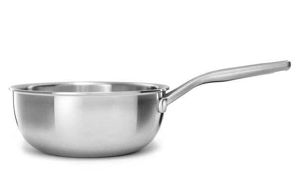 KitchenAid Sauteuse Tri-Ply Rustfrit Stål ø 20 cm / 2,4 Liter - uden non-stick belægning