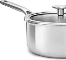 KitchenAid Steelpan Tri-Ply RVS ø 18 cm / 2.1 Liter - detail 1