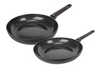 Cookinglife Stegepande Sæt Black Cera 2-Delt ø 24 & 28 cm - keramisk non-stick belægning