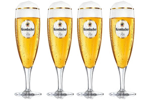Krombacher Bierglazen  op Voet 300 ml - 4 stuks