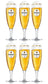 Krombacher Bierglas på fod 300 ml - 6 stykker