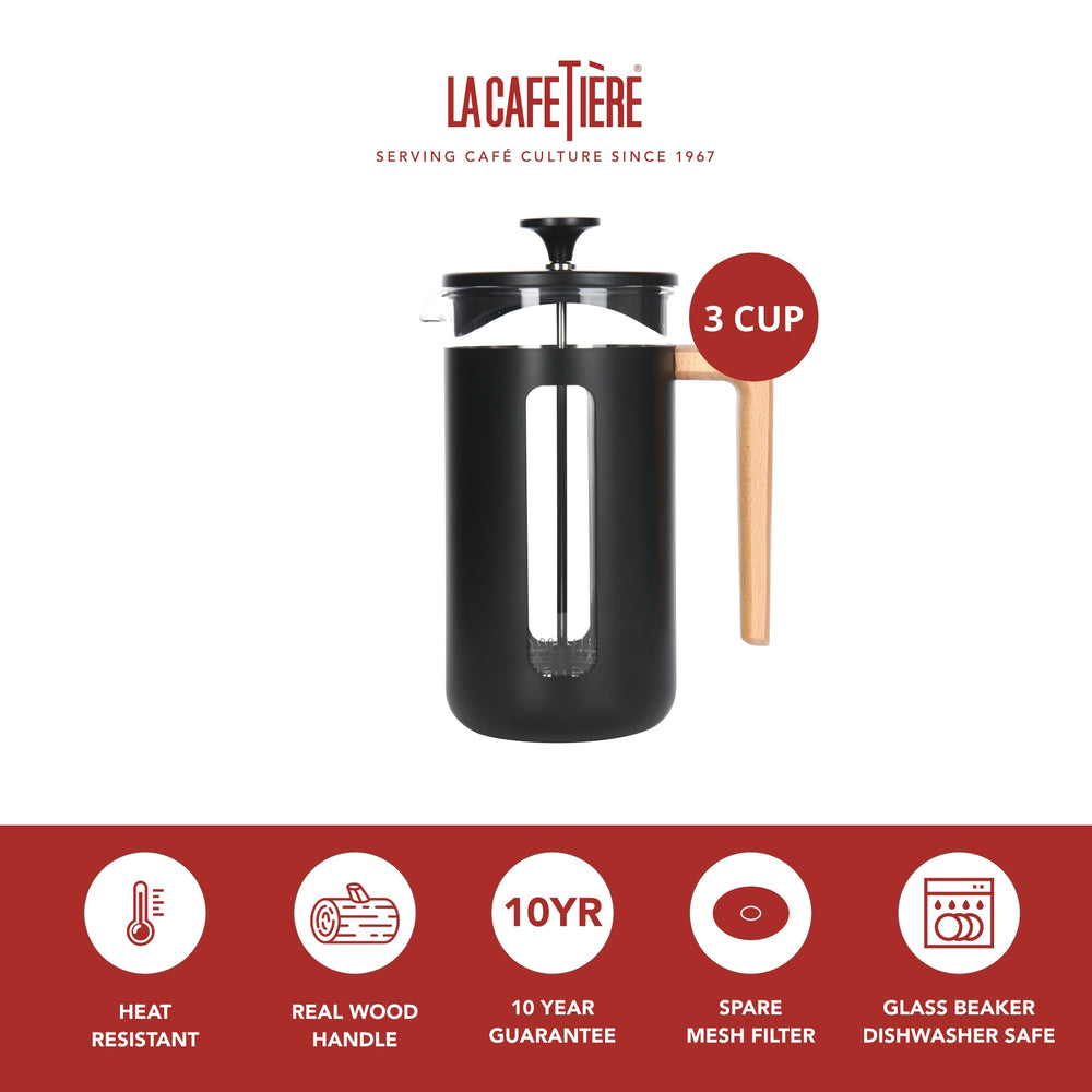 La Cafetière Cafetiere Pisa Sort 350 ml / 3 kopper
