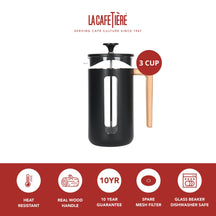 La Cafetière Cafetiere Pisa Sort 350 ml / 3 kopper