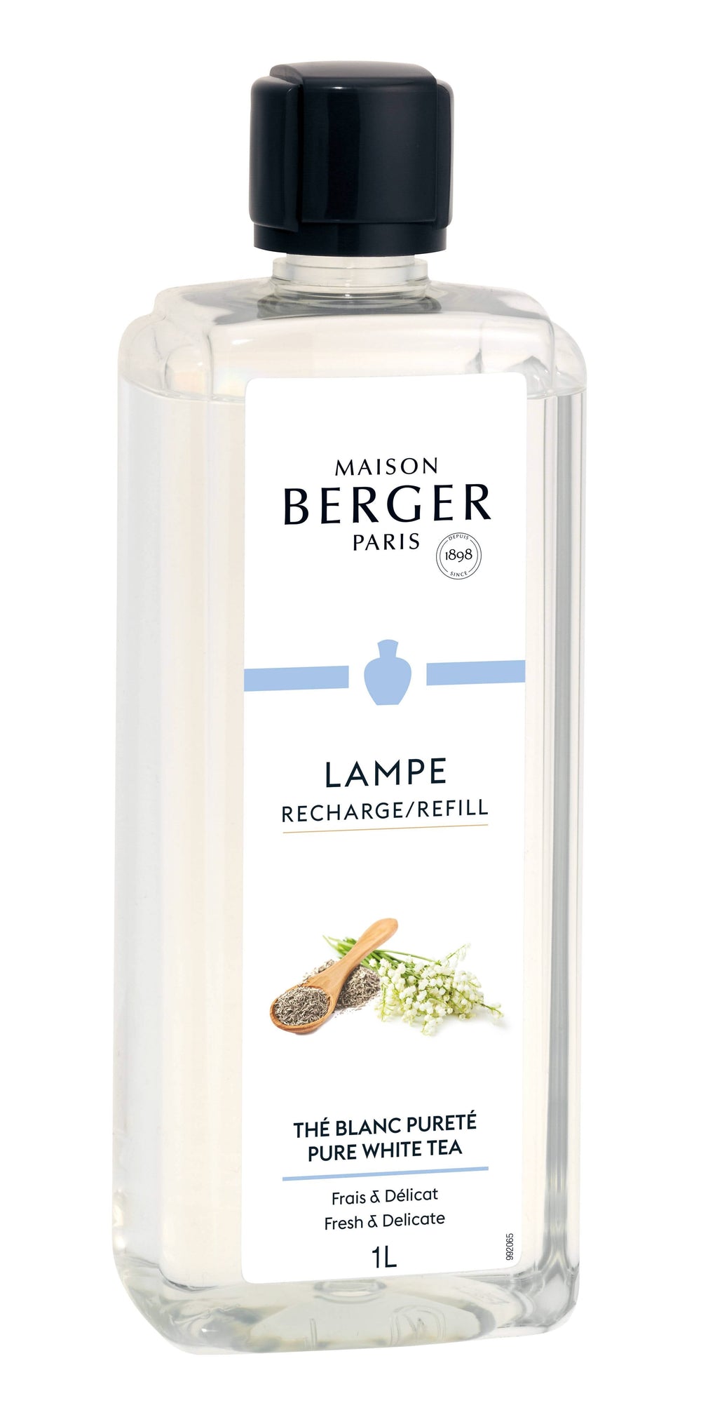 Maison Berger Navulling - til duftlampe - Pure White Tea - 1 Liter