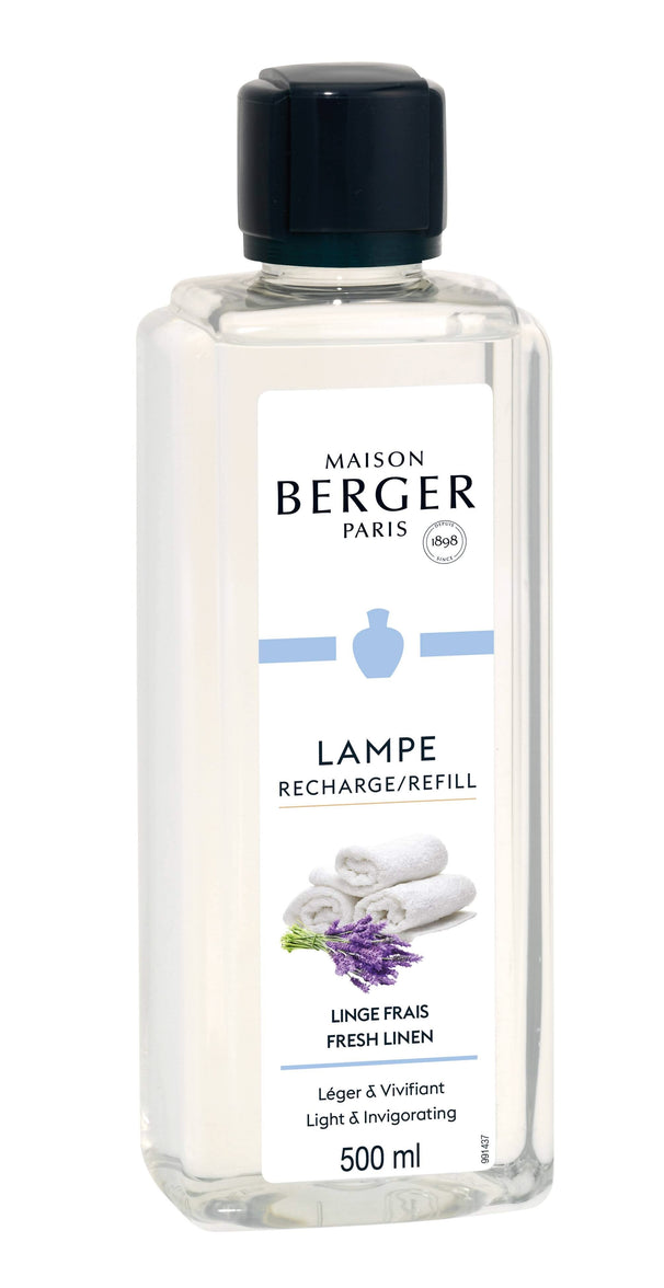 Maison Berger Navulling - til duftlampe - Fresh Linen - 500 ml
