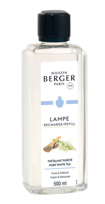 Maison Berger Navulling - til duftlampe - Pure White Tea - 500 ml