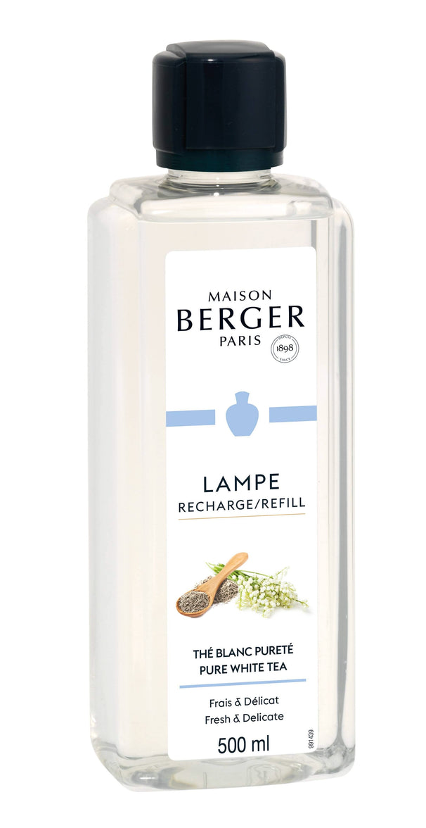 Maison Berger Navulling - til duftlampe - Pure White Tea - 500 ml