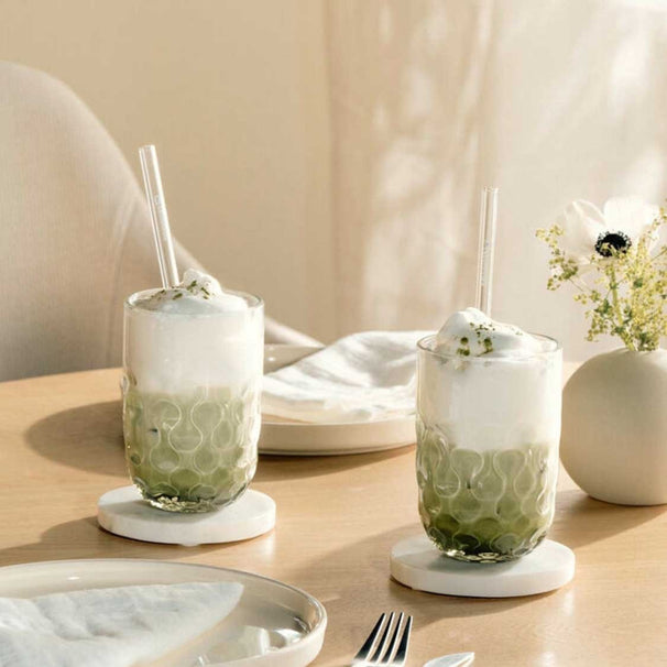 Leonardo Latte Macchiato Glas - Gocce Due - 390 ml - 2 stk.