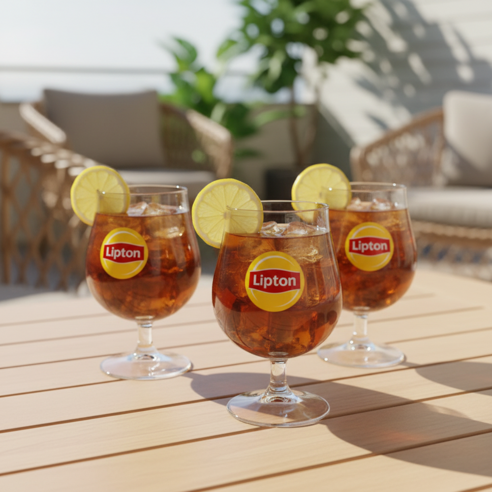 Lipton Ice Tea Bol Gläser - Transparent - 250 ml - 6 styk