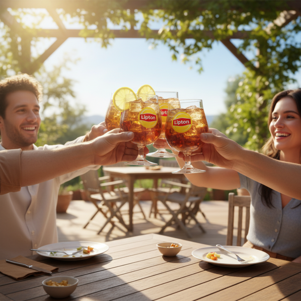 Lipton Ice Tea Bol Gläser - Transparent - 250 ml - 6 styk