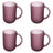 Luminarc Koffieglazen / Theeglazen met Oor Moka Delice Cherry - 320 ml - 4 stuks