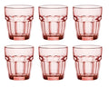 Bormioli Rocco Waterglazen Rock Bar - Orange - 270 ml - 6 styk
