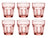 Bormioli Rocco Waterglazen Rock Bar - Orange - 270 ml - 6 styk