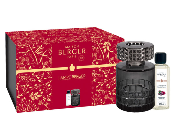 Maison Berger Gavesæt - Duftlampe - Celebration Noir - Hypnotic Oud - 250 ml