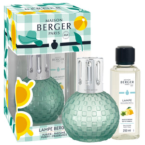 Maison Berger Giftset - Duftbrænder - Disco Menthe - Zest of Verbena