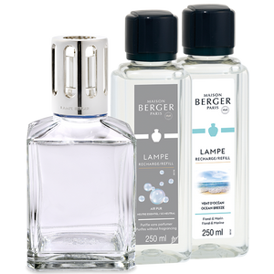 Maison Berger Giftset - Duftlampe Essentielle - Carrée - 2 x 250 ml