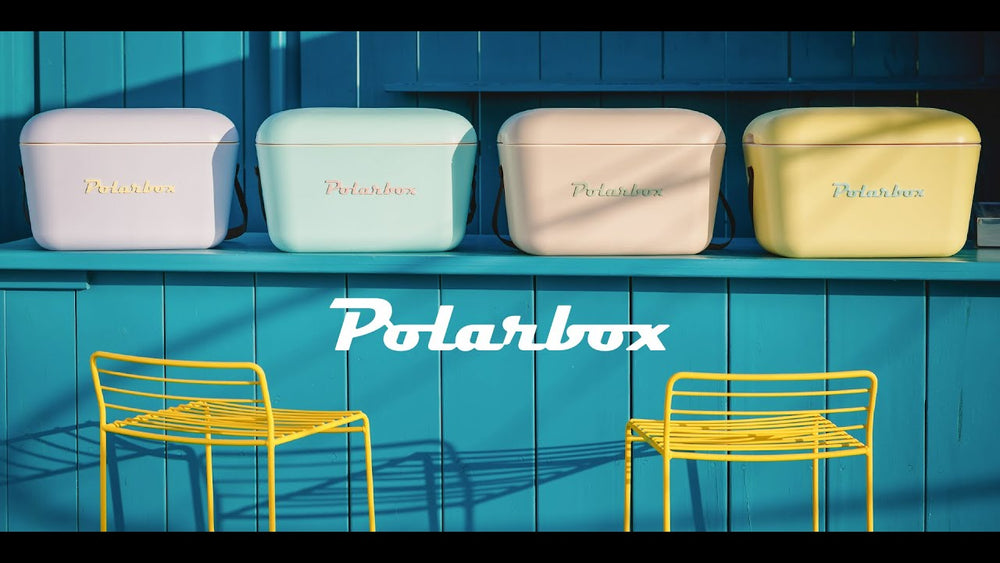 Polarbox Køleboks med Skulderrem - Marine-Mustard - 12 Liter