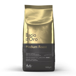 Melitta Kaffeebønner / Espressobønner Bacio d'Oro - Medium Roast - 1 Kg