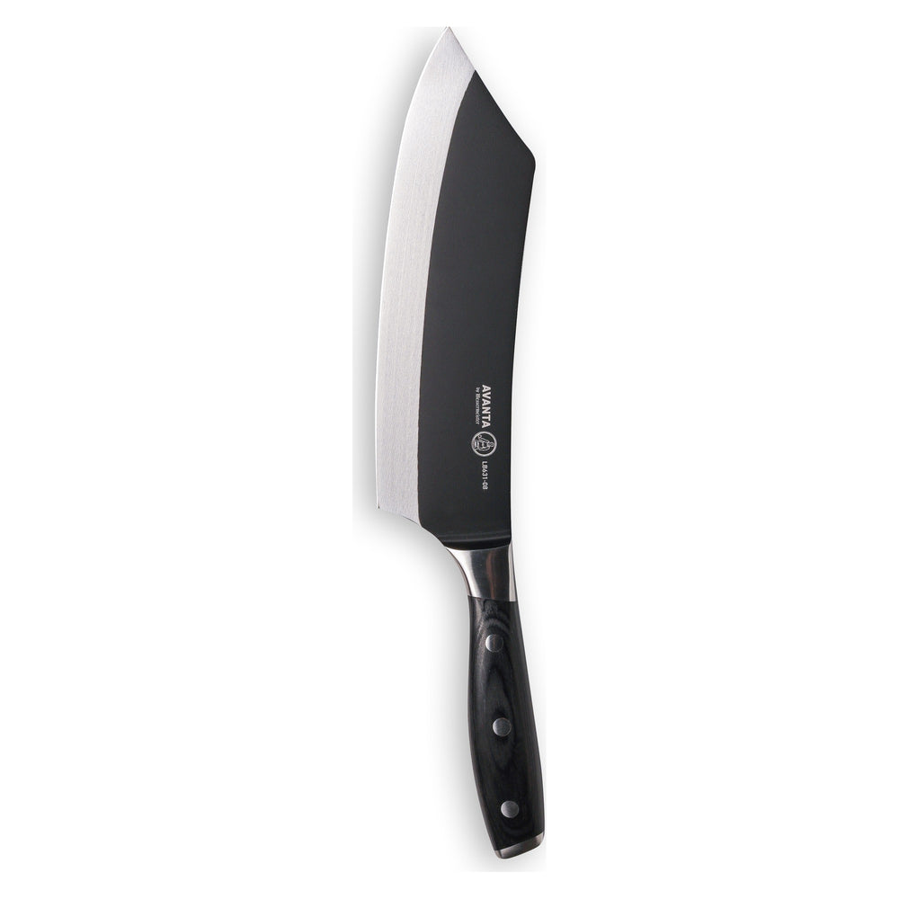 Messermeister BBQ Mes Avanta 20 cm - Zwart Titanium Lemmet - bovenaanzicht