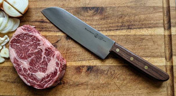 Messermeister Santokukniv Future Valnøddetræ 16,5 cm
