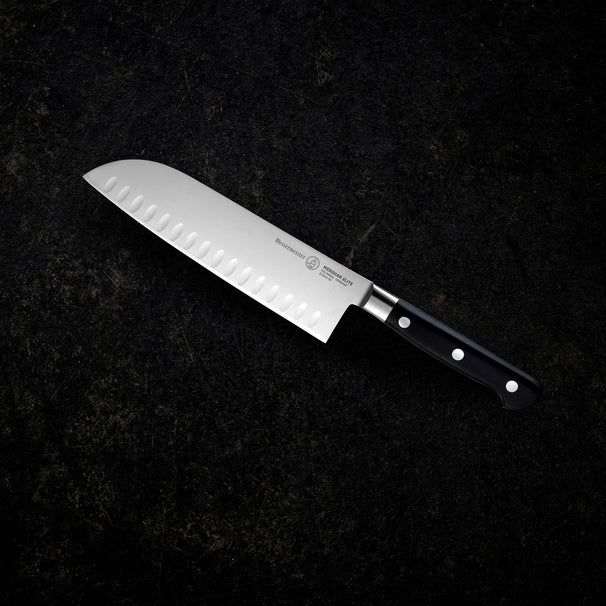 Messermeister Santokukniv med Luftlommer Meridian Elite 18 cm