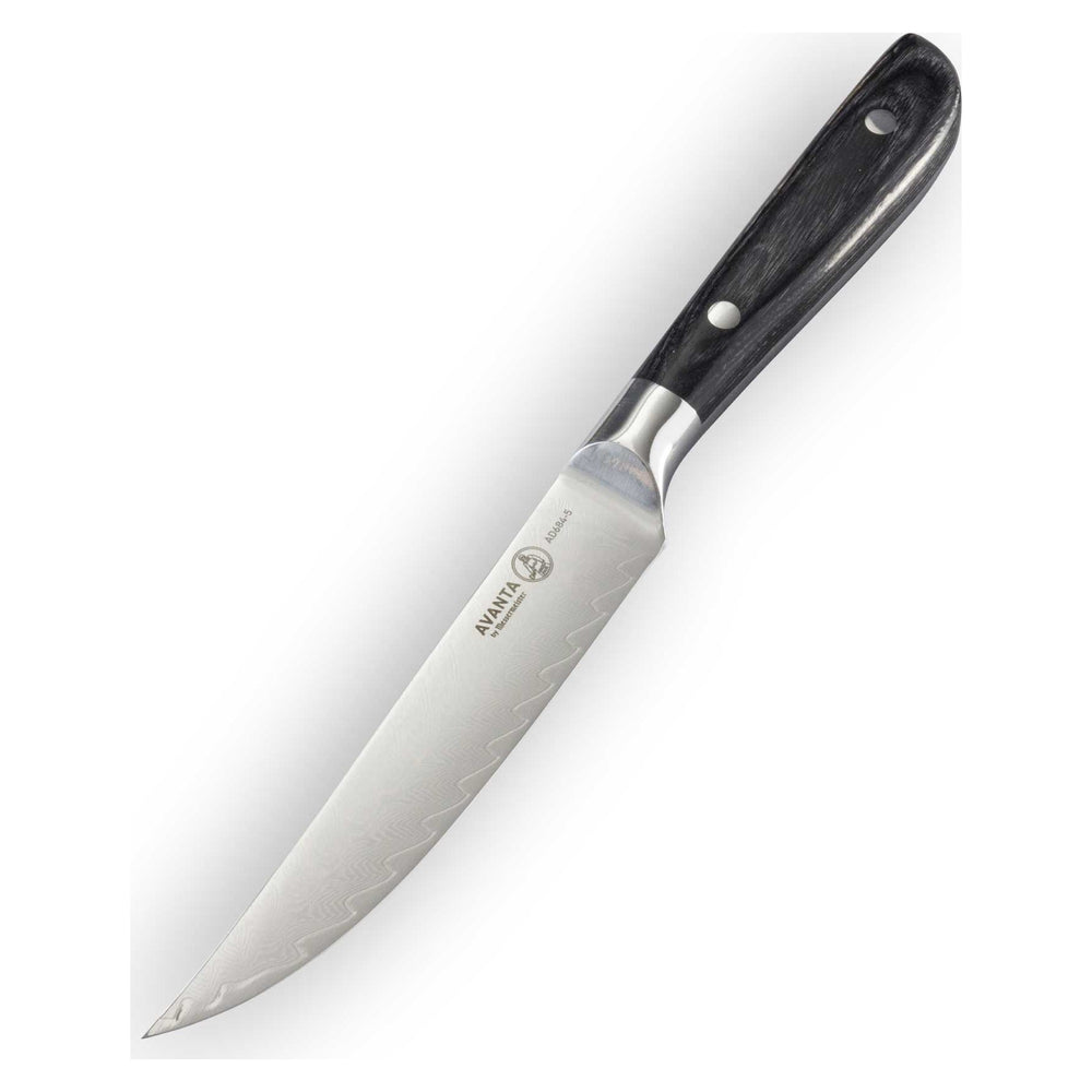 Messermeister Steakmessen Avanta Damascus 13 cm - 67 lagen damaststaal - 4 stuks - detail 4