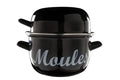 Cosy & Trendy Mosselpan - Emaille - Sort - ø 18 cm / 2.8 liter - emaljeret non-stick belægning