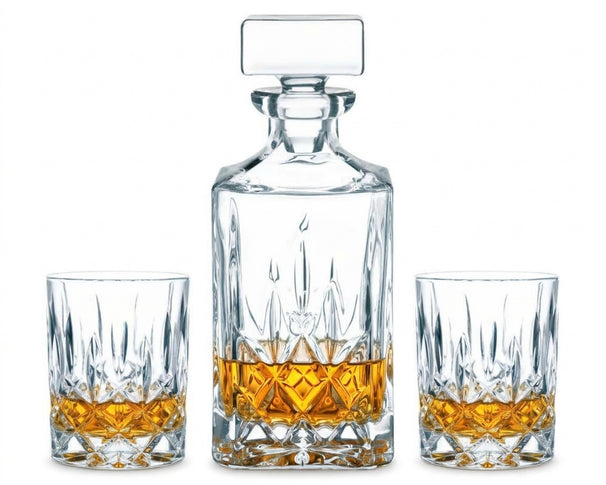 Nachtmann Whiskysæt Noblesse 3-delt - Karaffel 750 ml & 2 Whiskyglas 295 ml
