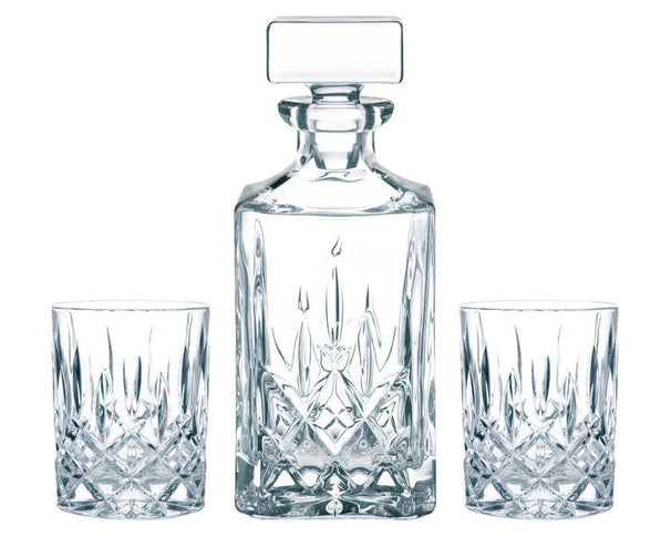 Nachtmann Whiskysæt Noblesse 3-delt - Karaffel 750 ml & 2 Whiskyglas 295 ml