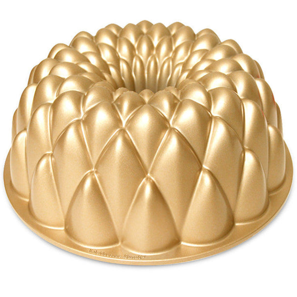 Nordic Ware Tulbandform Kaleidoscope Bundt Guld - Gietaluminium - ø 23 cm