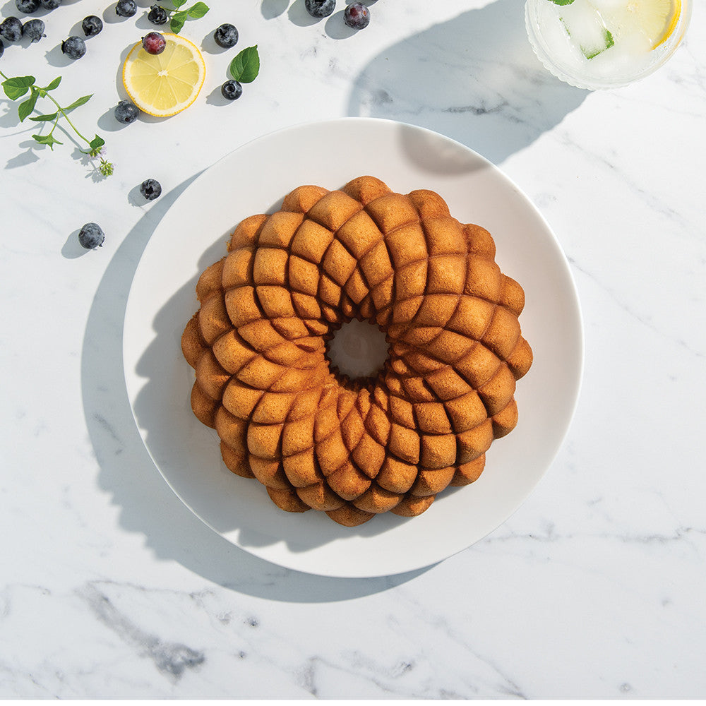 Nordic Ware Tulbandform Kaleidoscope Bundt Guld - Gietaluminium - ø 23 cm