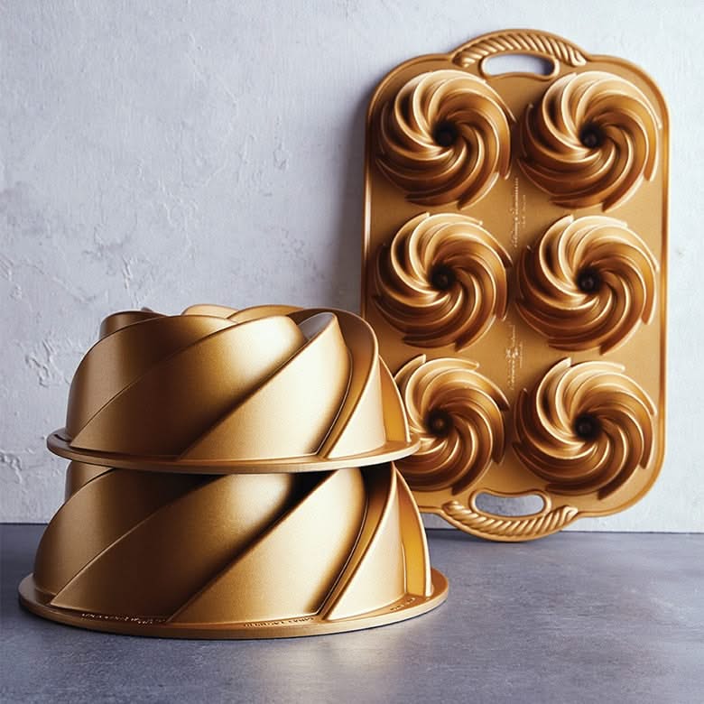 Nordic Ware Tulbandform Heritage Bundt Guld - Gietaluminium - ø 26 cm