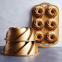 Nordic Ware Tulbandform Heritage Bundt Guld - Gietaluminium - ø 26 cm