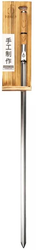 Forged BBQ Spies Churrasco - Olijfhout / Staal - V - form - 60cm