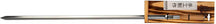 Forged BBQ Spies Churrasco - Olijfhout / Staal - V - form - 70cm